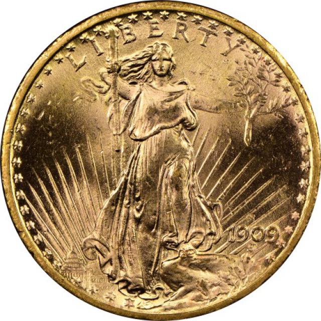 Монета Подвійний орел, 20 доларів 1909, США, США
