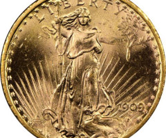 Монета Подвійний орел, 20 доларів 1909, США, США