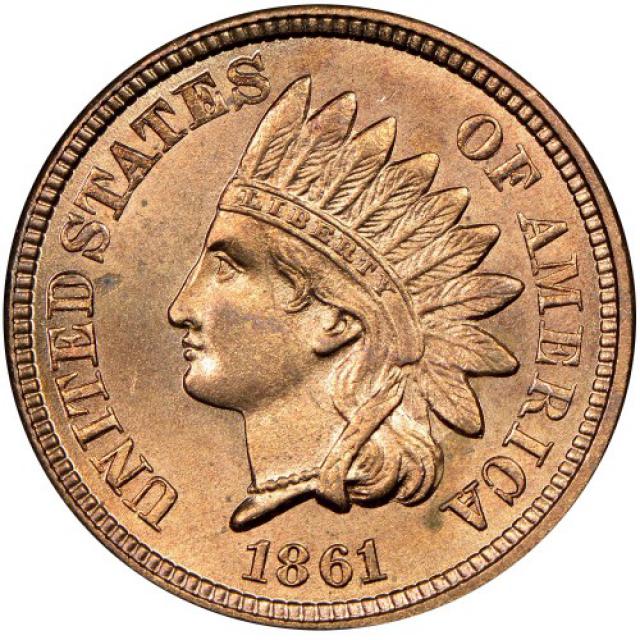 Монета Indian Head Cent, 1 цент 1861, США, США
