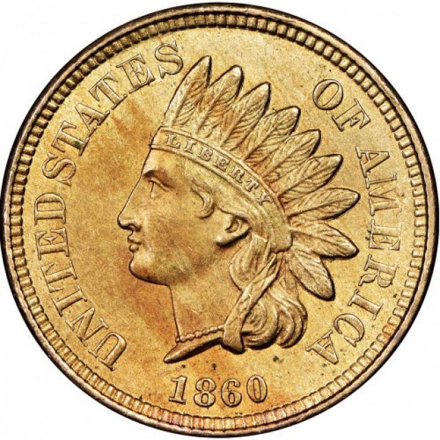 Монета Indian Head Cent, 1 цент 1860, США, США