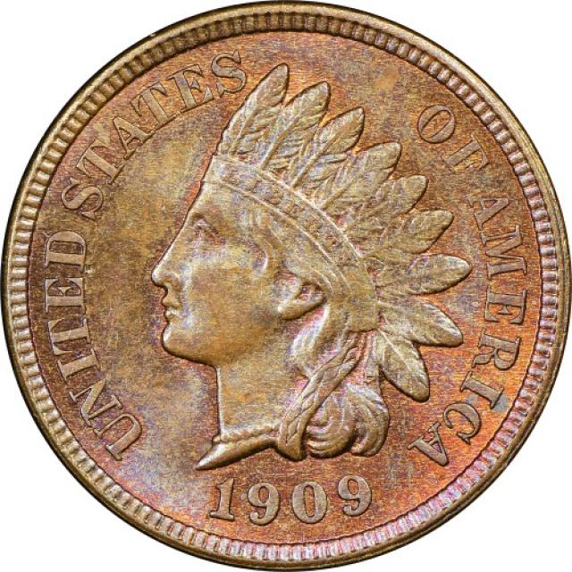 Монета Indian Head Cent, 1 цент 1909, США, США