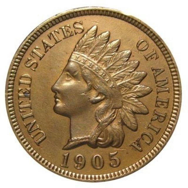 Монета Indian Head Cent, 1 цент 1905, США, США