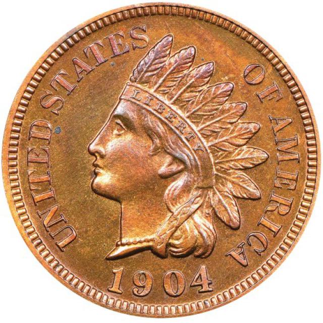 Монета Indian Head Cent, 1 цент 1904, США, США