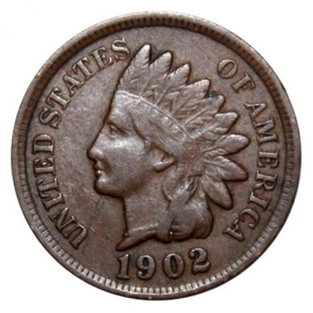 Монета Indian Head Cent, 1 цент 1902, США, США