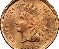 Монета Indian Head Cent, 1 цент 1899, США, США