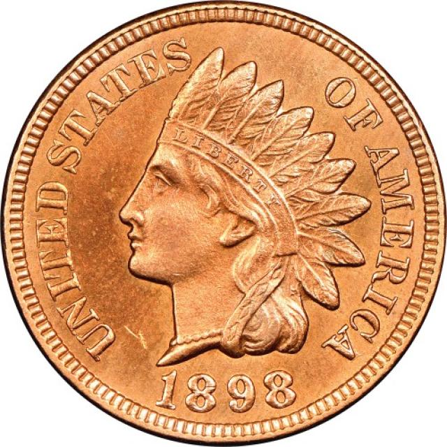 Монета Indian Head Cent, 1 цент 1898, США, США