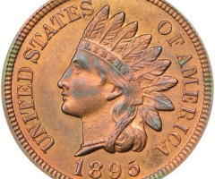 Монета Indian Head Cent, 1 цент 1895, США, США
