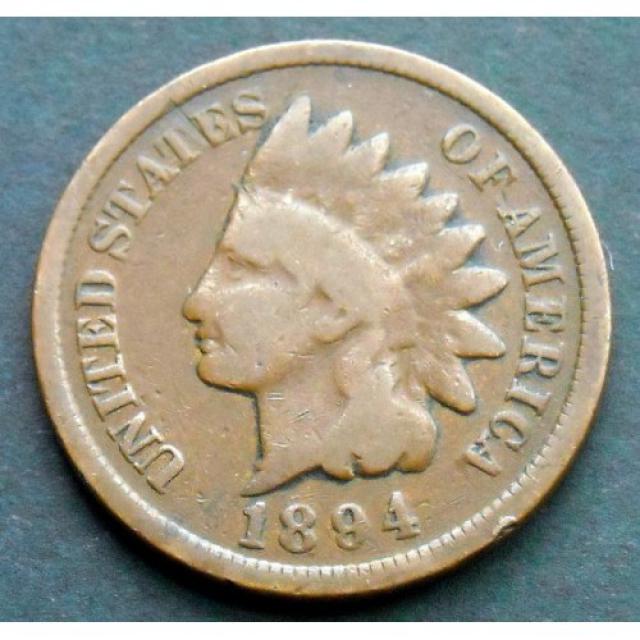Монета Indian Head Cent, 1 цент 1894, США, США