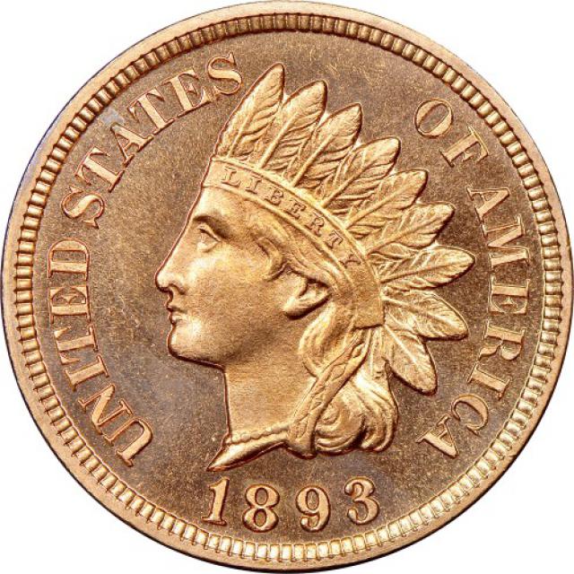 Монета Indian Head Cent, 1 цент 1893, США, США