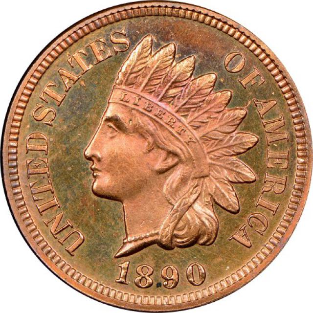 Монета Indian Head Cent, 1 цент 1890, США, США
