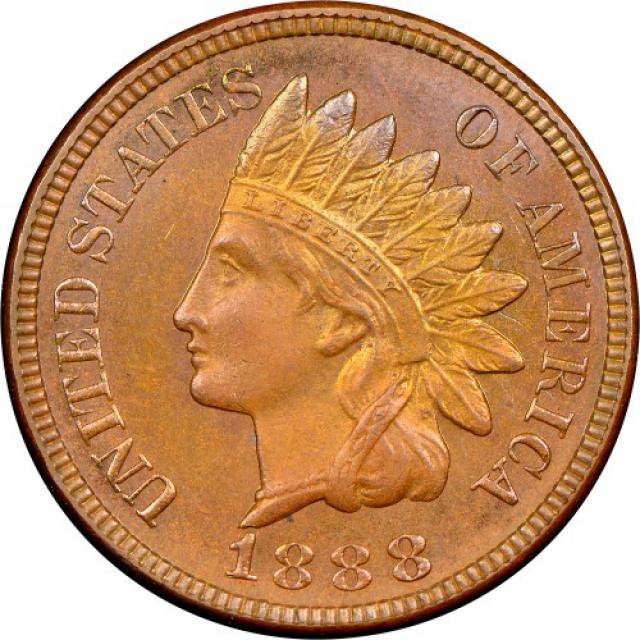 Монета Indian Head Cent, 1 цент 1888, США, США