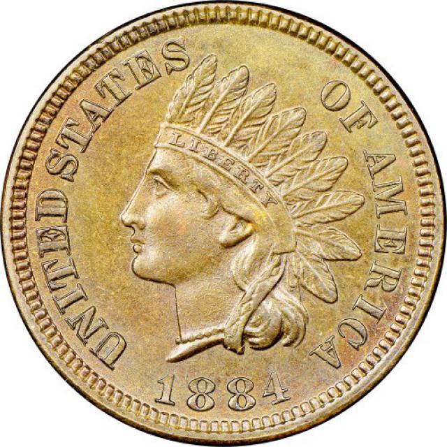Монета Indian Head Cent, 1 цент 1884, США, США