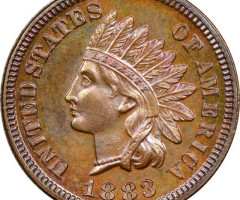 Монета Indian Head Cent, 1 цент 1883, США, США
