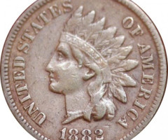 Монета Indian Head Cent, 1 цент 1882, США, США