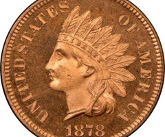 Монета Indian Head Cent, 1 цент 1878, США, США
