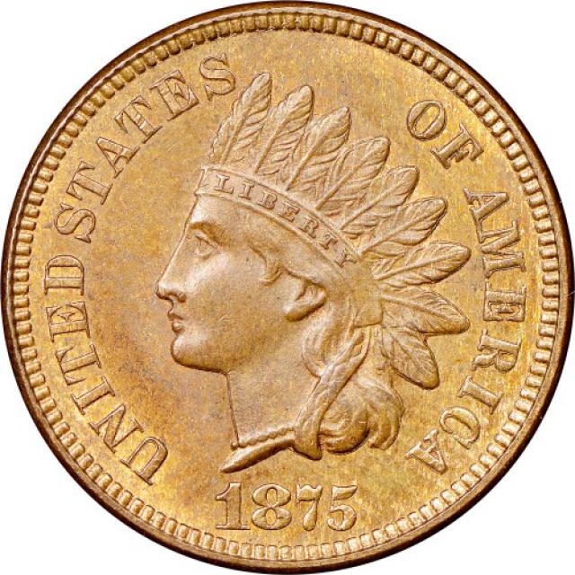 Монета Indian Head Cent, 1 цент 1875, США, США