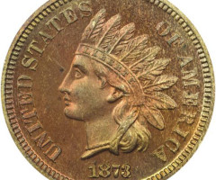 Монета Indian Head Cent, 1 цент 1873, США, США