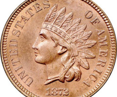 Монета Indian Head Cent, 1 цент 1872, США, США