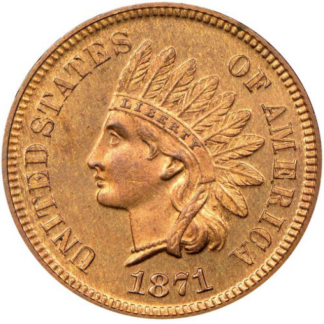 Монета Indian Head Cent, 1 цент 1871, США, США