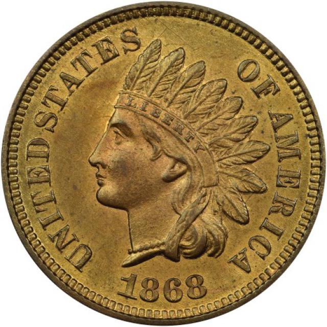 Монета Indian Head Cent, 1 цент 1868, США, США