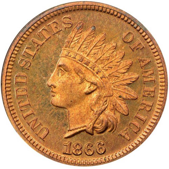 Монета Indian Head Cent, 1 цент 1866, США, США