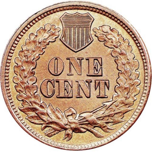 Монета Indian Head Cent, 1 цент 1864, США, США