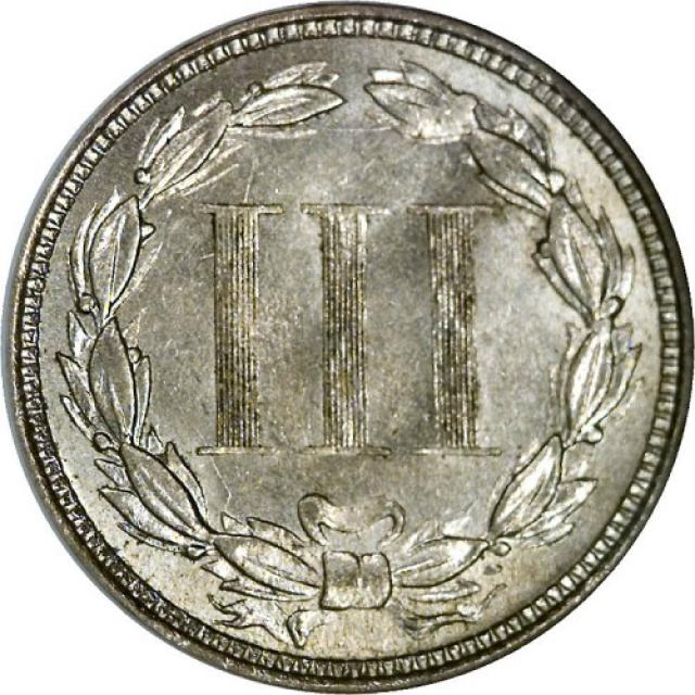 Монета Three Cent Nickel, 3 центи 1873, США, США