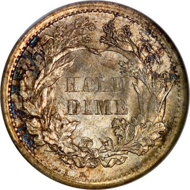 Монета Свобода, що сидить, ½ дайма 1873, США, США