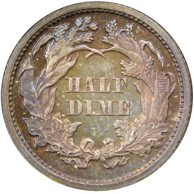 Монета Свобода, що сидить, ½ дайма 1871, США, США