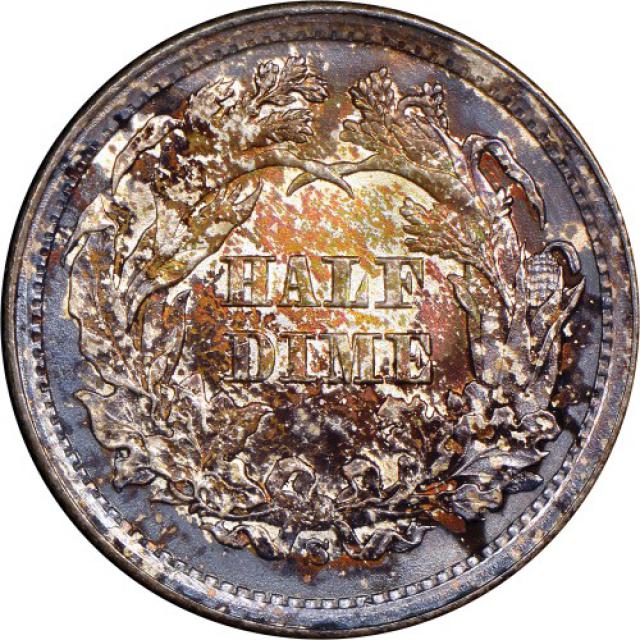 Монета Свобода, що сидить, ½ дайма 1869, США, США