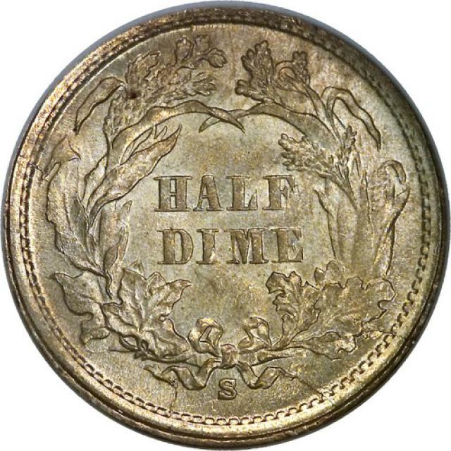 Монета Свобода, що сидить, ½ дайма 1868, США, США