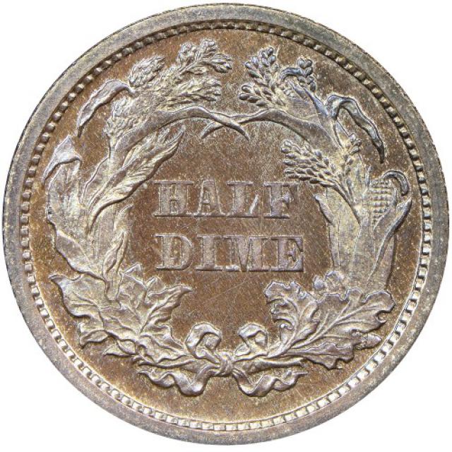 Монета Свобода, що сидить, ½ дайма 1867, США, США