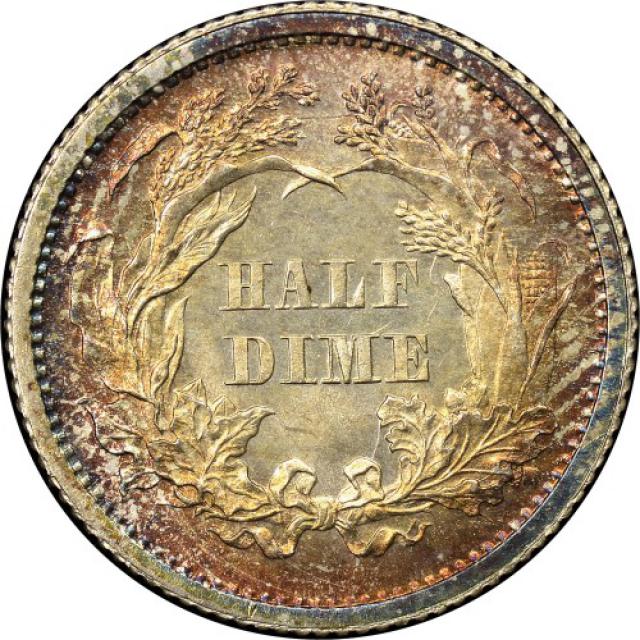 Монета Свобода, що сидить, ½ дайма 1866, США, США