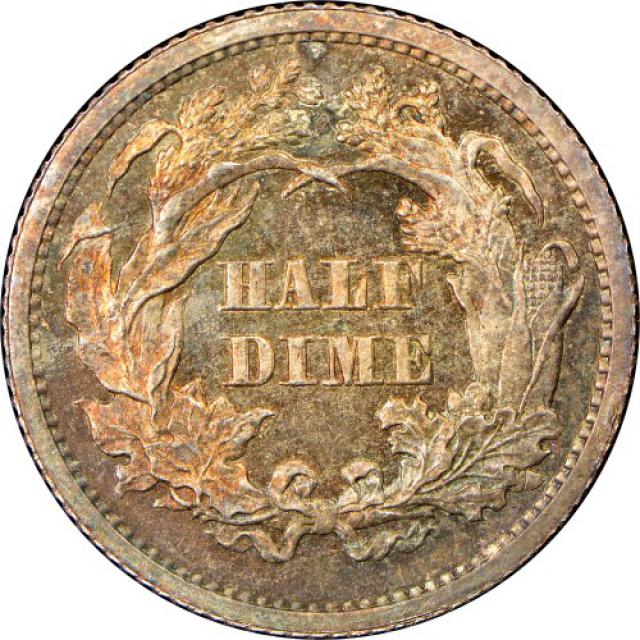 Монета Свобода, що сидить, ½ дайма 1865, США, США