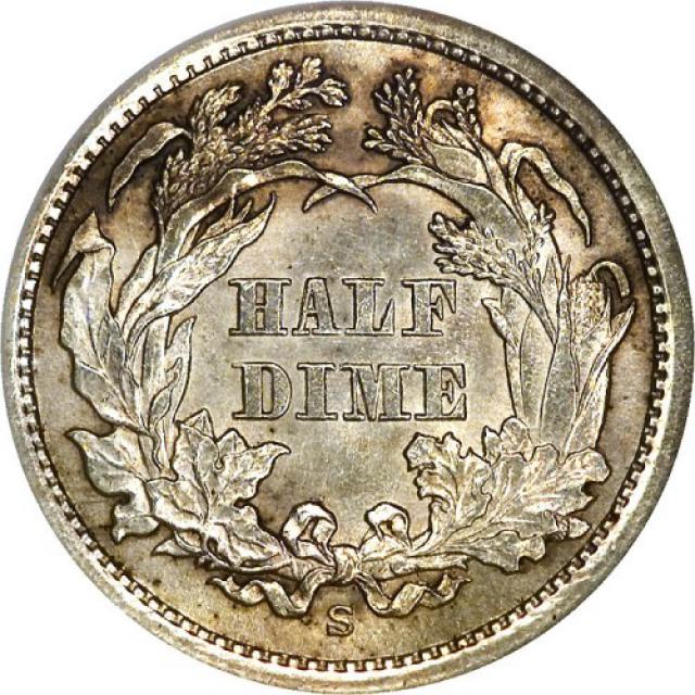 Монета Свобода, що сидить, ½ дайма 1863, США, США