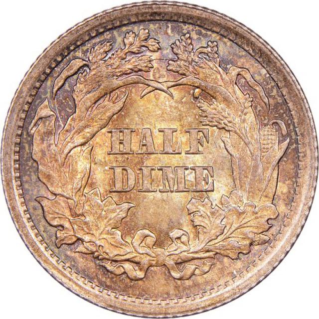 Монета Свобода, що сидить, ½ дайма 1862, США, США