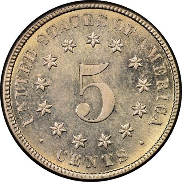 Монета Щит Союзу, 5 центів 1883, США, США