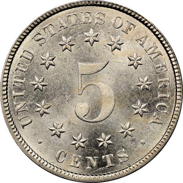 Монета Щит Союзу, 5 центів 1882, США, США
