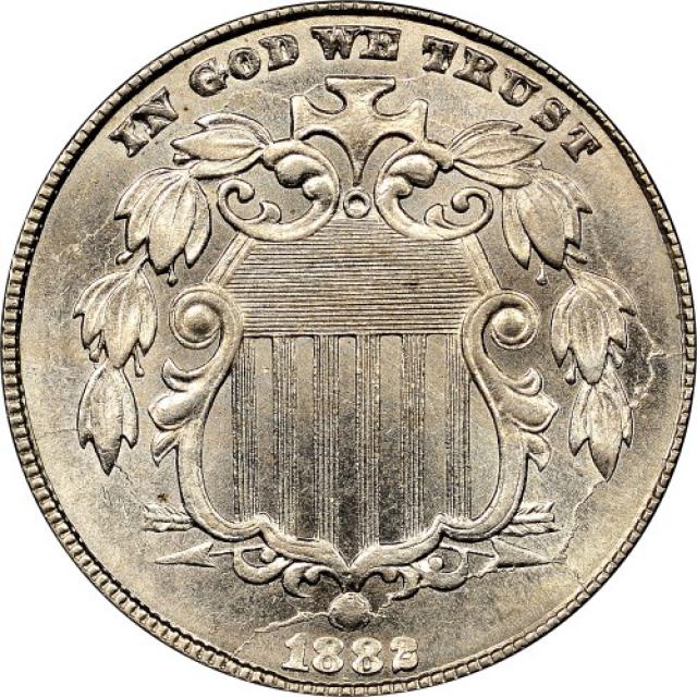 Монета Щит Союзу, 5 центів 1882, США, США