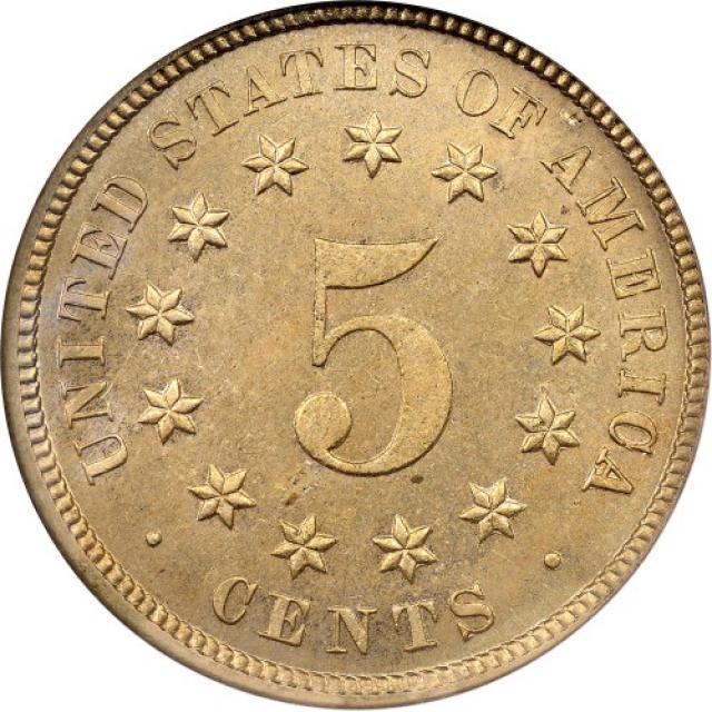 Монета Щит Союзу, 5 центів 1881, США, США