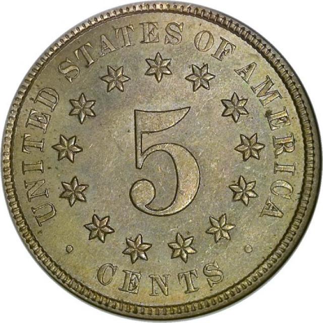 Монета Щит Союзу, 5 центів 1876, США, США