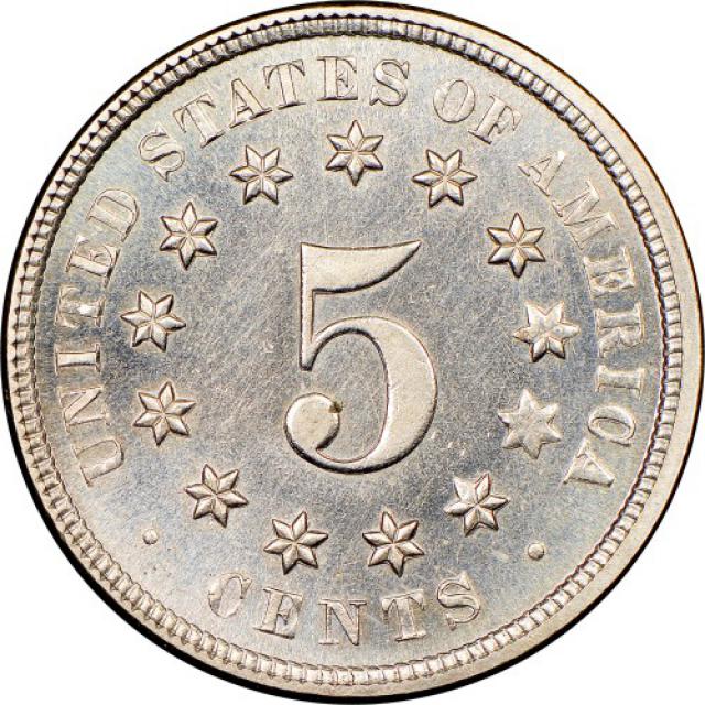 Монета Щит Союзу, 5 центів 1874, США, США