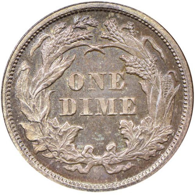 Монета Seated Liberty Dime, 1 дайм 1872, США, США
