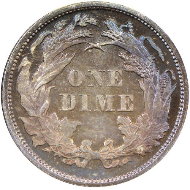 Монета Seated Liberty Dime, 1 дайм 1871, США, США