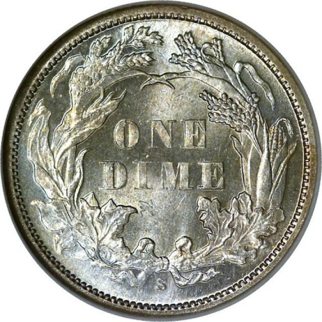 Монета Seated Liberty Dime, 1 дайм 1870, США, США