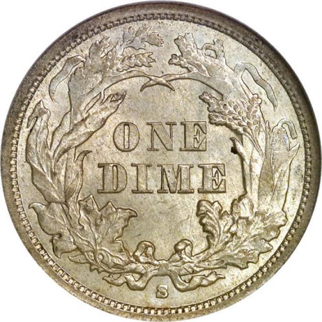 Монета Seated Liberty Dime, 1 дайм 1867, США, США