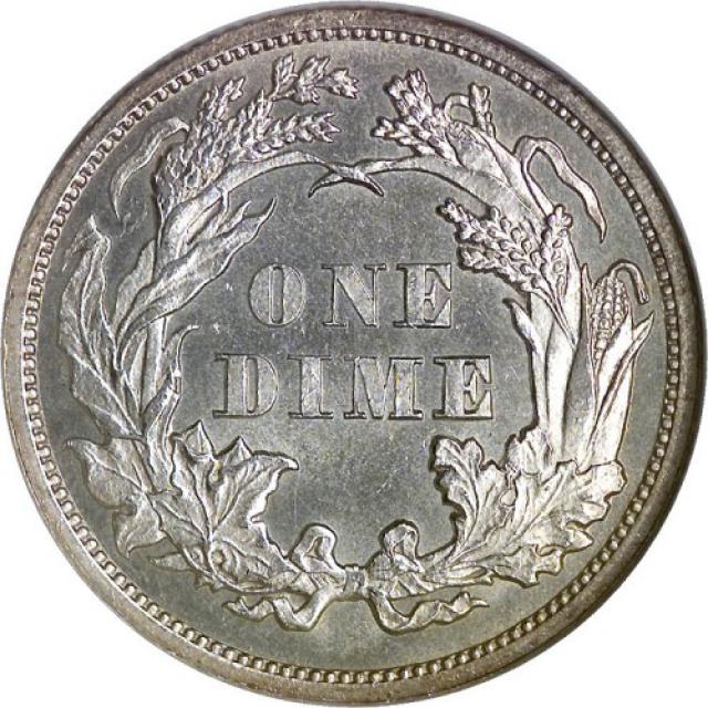 Монета Seated Liberty Dime, 1 дайм 1863, США, США