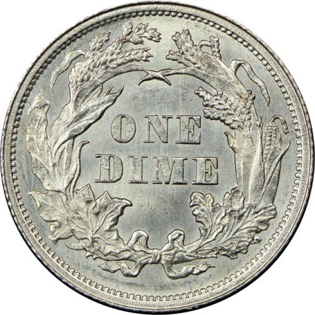Монета Seated Liberty Dime, 1 дайм 1862, США, США