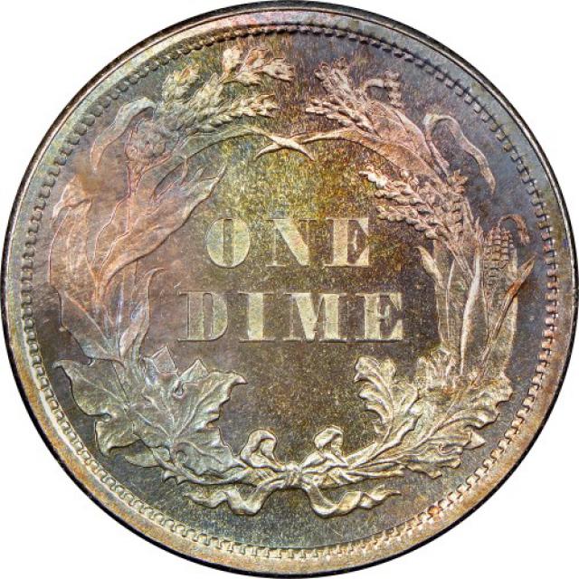 Монета Seated Liberty Dime, 1 дайм 1860, США, США