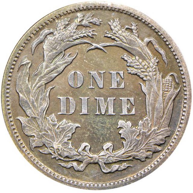 Монета Seated Liberty Dime, 1 дайм 1891, США, США